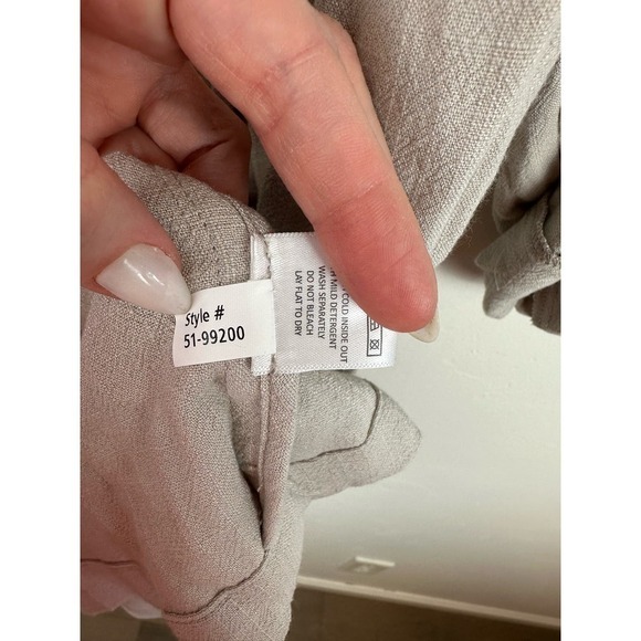 NWT Bobi Drawstring Blazer in Putty size LARGE retail: $155 - Picture 6 of 7